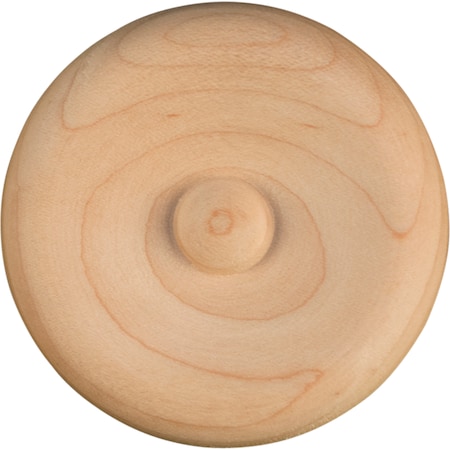 Osborne Wood Products 2 1/2 x 5/16 Rosette Applique in Mahogany 7150MH